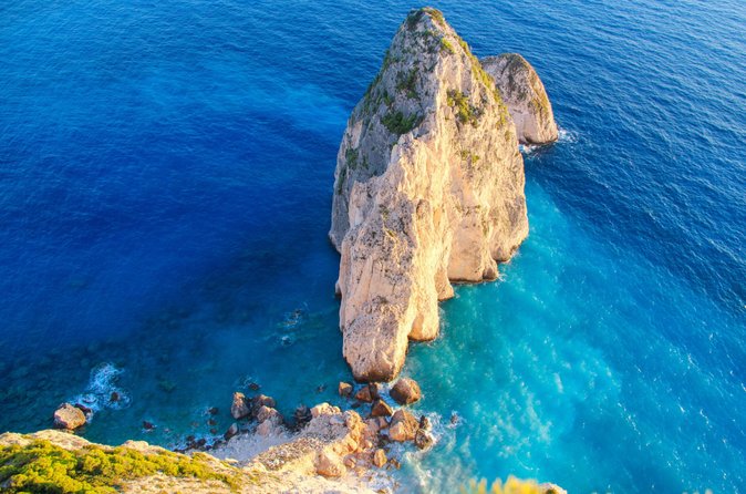 The Mizithres clifftop viewpoint at golden hour