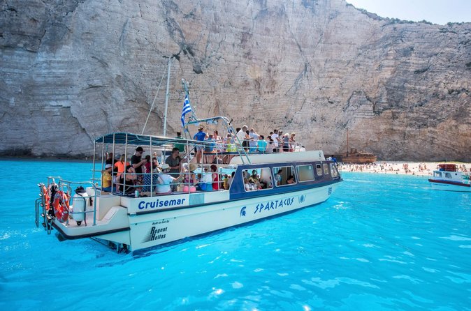 Shipwreck Beach & Blue Caves Glass-Bottom Boat Tour